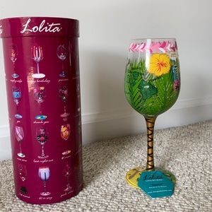 Lolita “Hawaii” wine glass